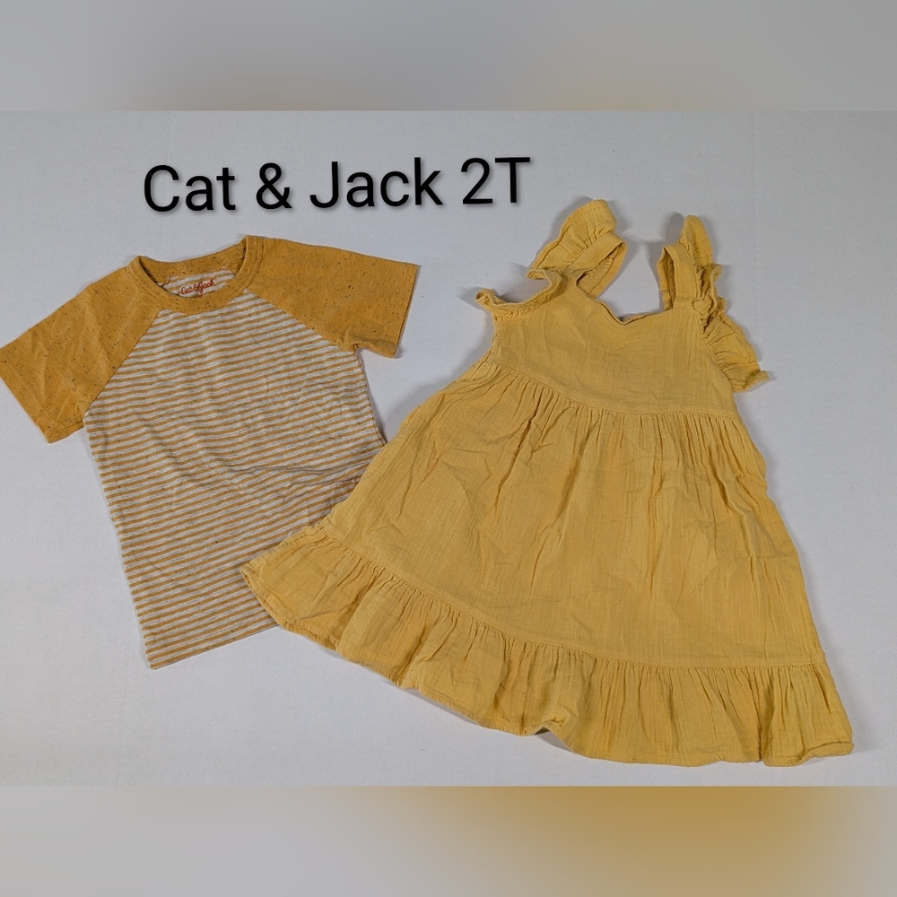 Boy & Girl Twin Matching Outfit Top & Dress